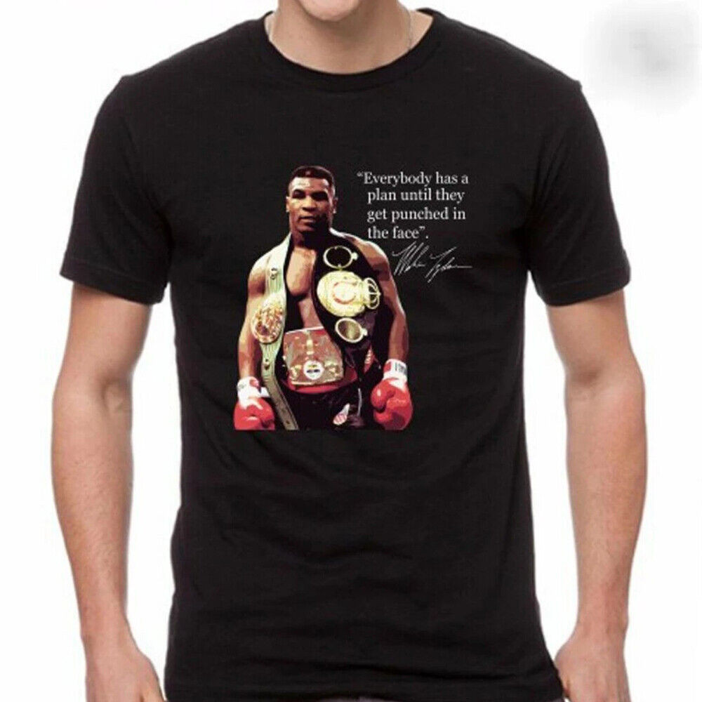 New Iron Mike Tyson Quotes Men'S T-Shirt, Unisex Crewneck, Gift For Fan ...