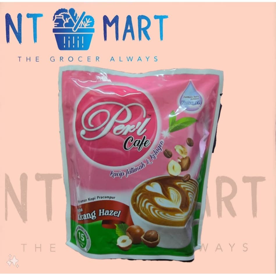 Perl Kacip Fatimah And Collagen Cafe Hazelnut 20gm X 15 Sachets