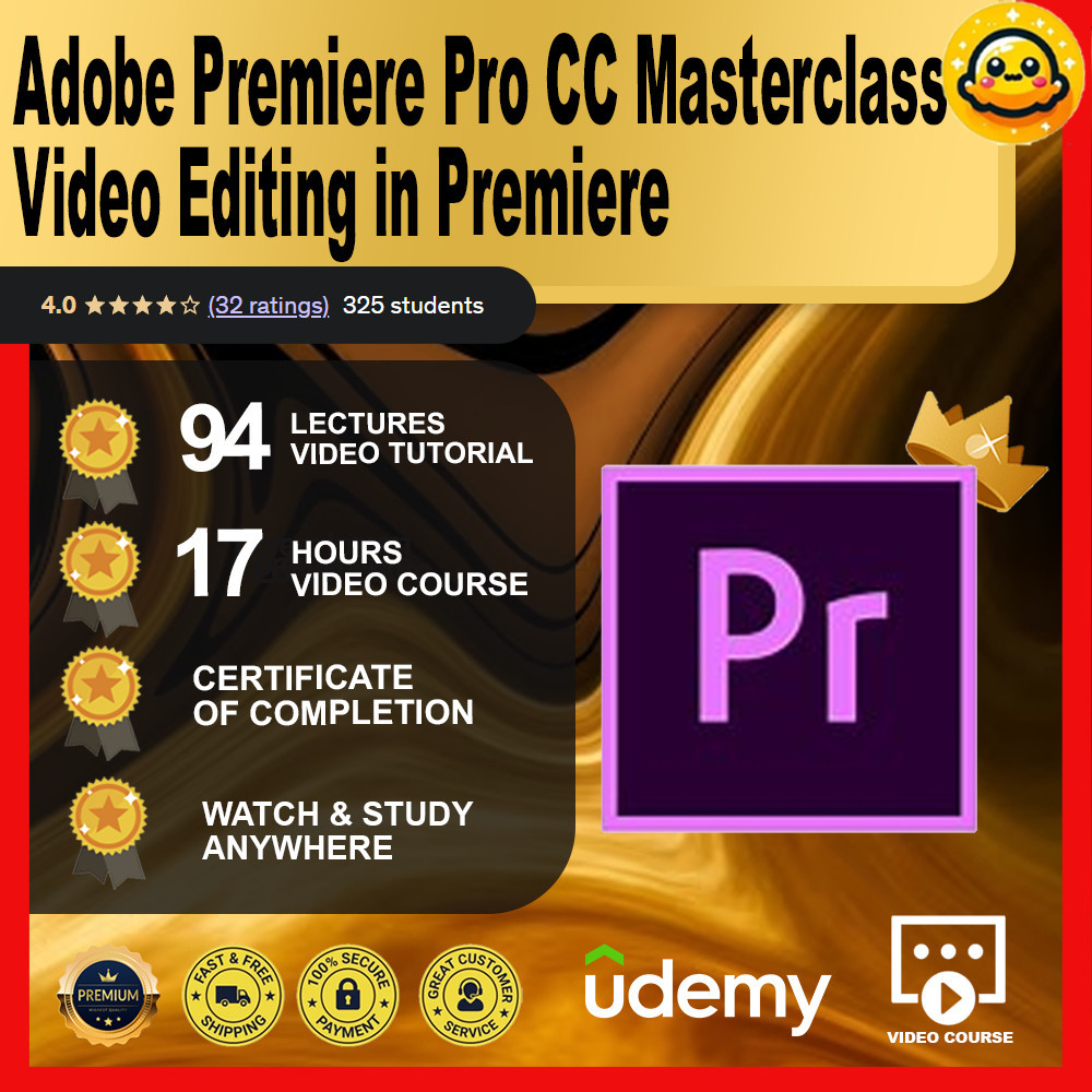 [Video Course] Adobe Premiere Pro CC Masterclass: Video Editing in ...