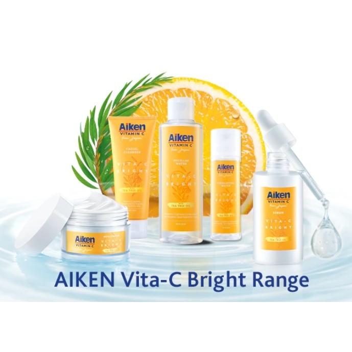 AIKEN VitaC Brightening Series ( Micellar Water / Cleanser