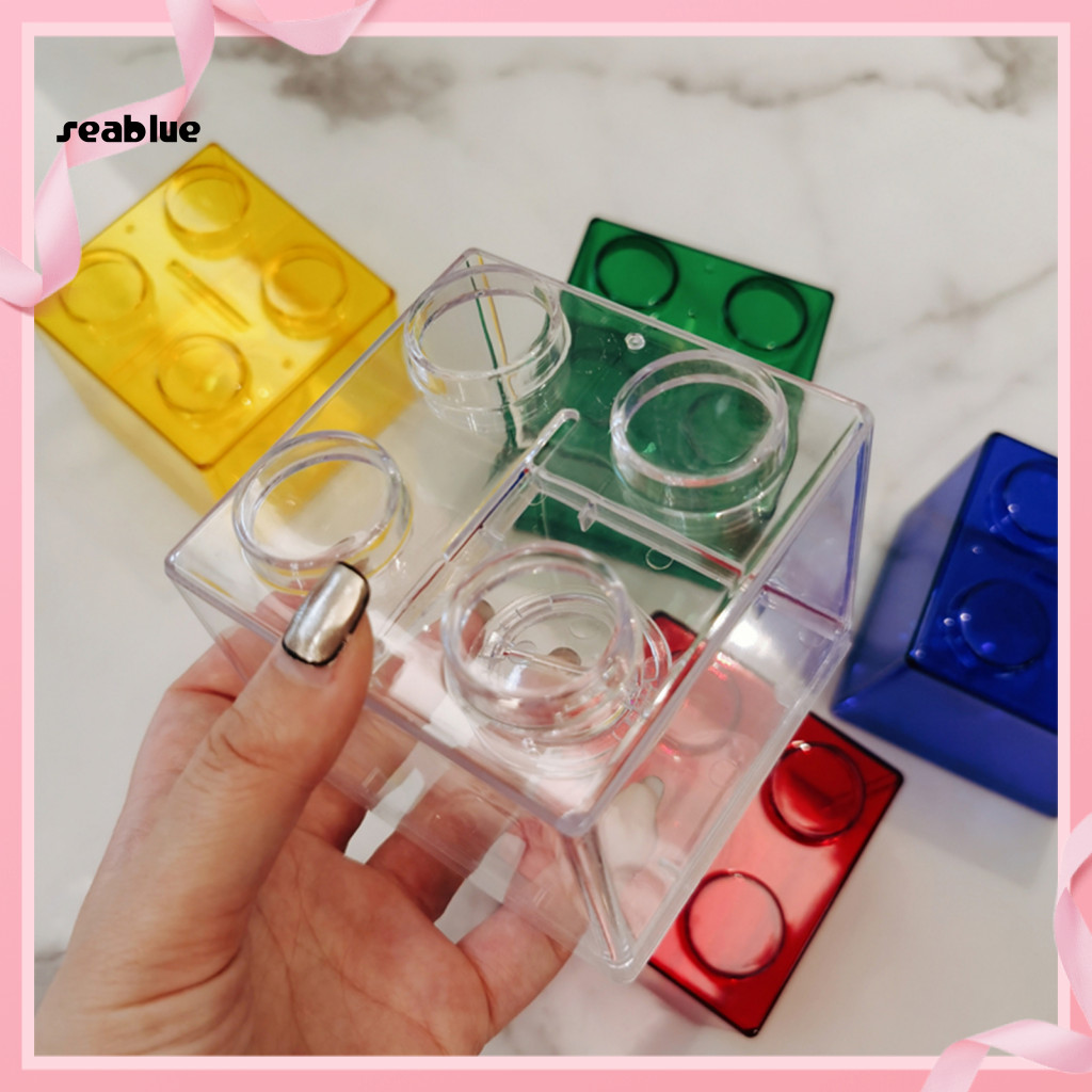 Coin Bank Transparent Visible Easy to Use Kids Building Block Design ...