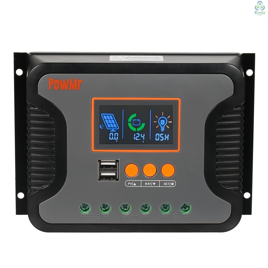 80A Solar Power Controller PWM Battery Charging Controller 12V-48V ...