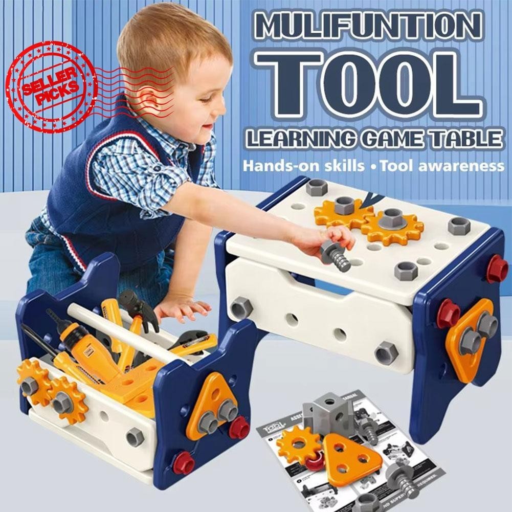 Boys Electric Drill Tool Set Toy Simulated Maintenance Educational And ...