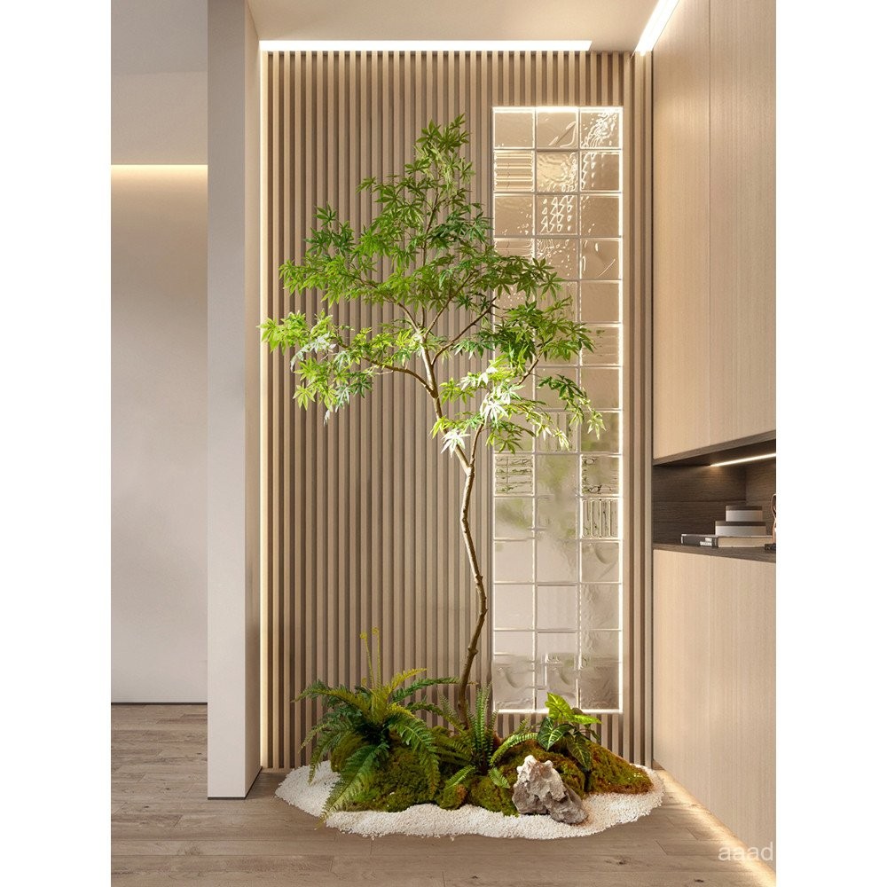 Mori Space Simulation Green Plant Landscaping Stairs Corner Micro ...