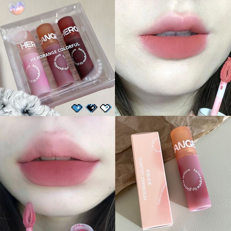 Thin Apply Extinct Cream Lip Mud Cover Xiaoman Three Lipsticks Lip ...