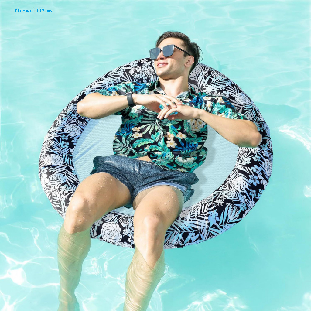 Inflatable Pool Float Quality Materials Pool Float Summer Fun Mesh Pool ...