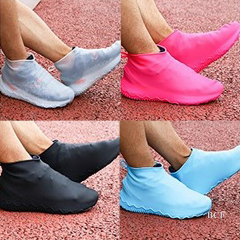 BCF Silicone Reusable Waterproof Rain Boots Cover AntiSlip Washable