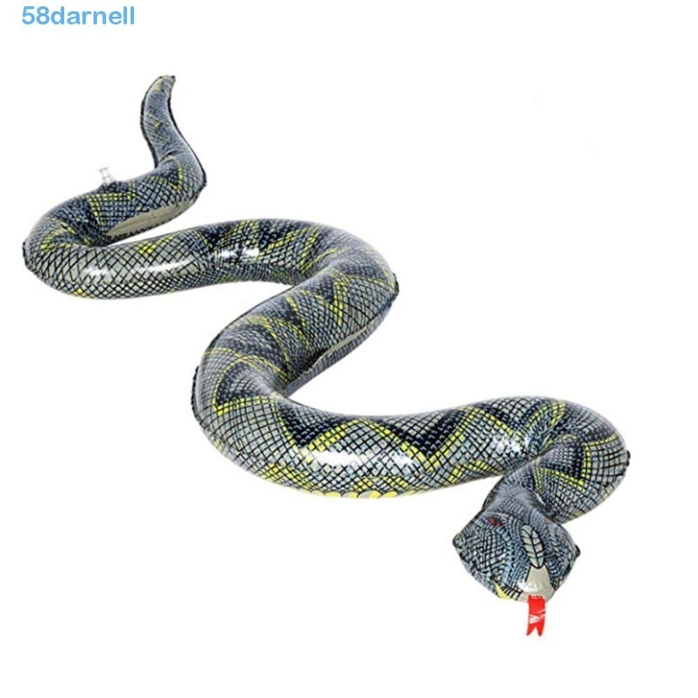 DARNELL Blow Up Snake Inflatable Python Children Toy Simulated Snake ...