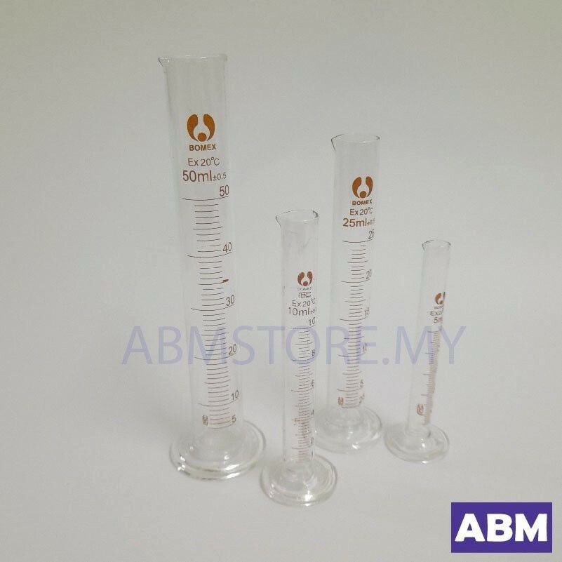 Measuring Cylinder Glass Round Base 5ml/10ml/25ml/50ml/100ml/250ml ...