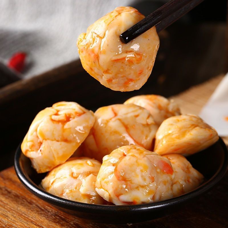 Seafood Lang Fish Seed Lobster Ball Fish Ball Open Bag Instant ...