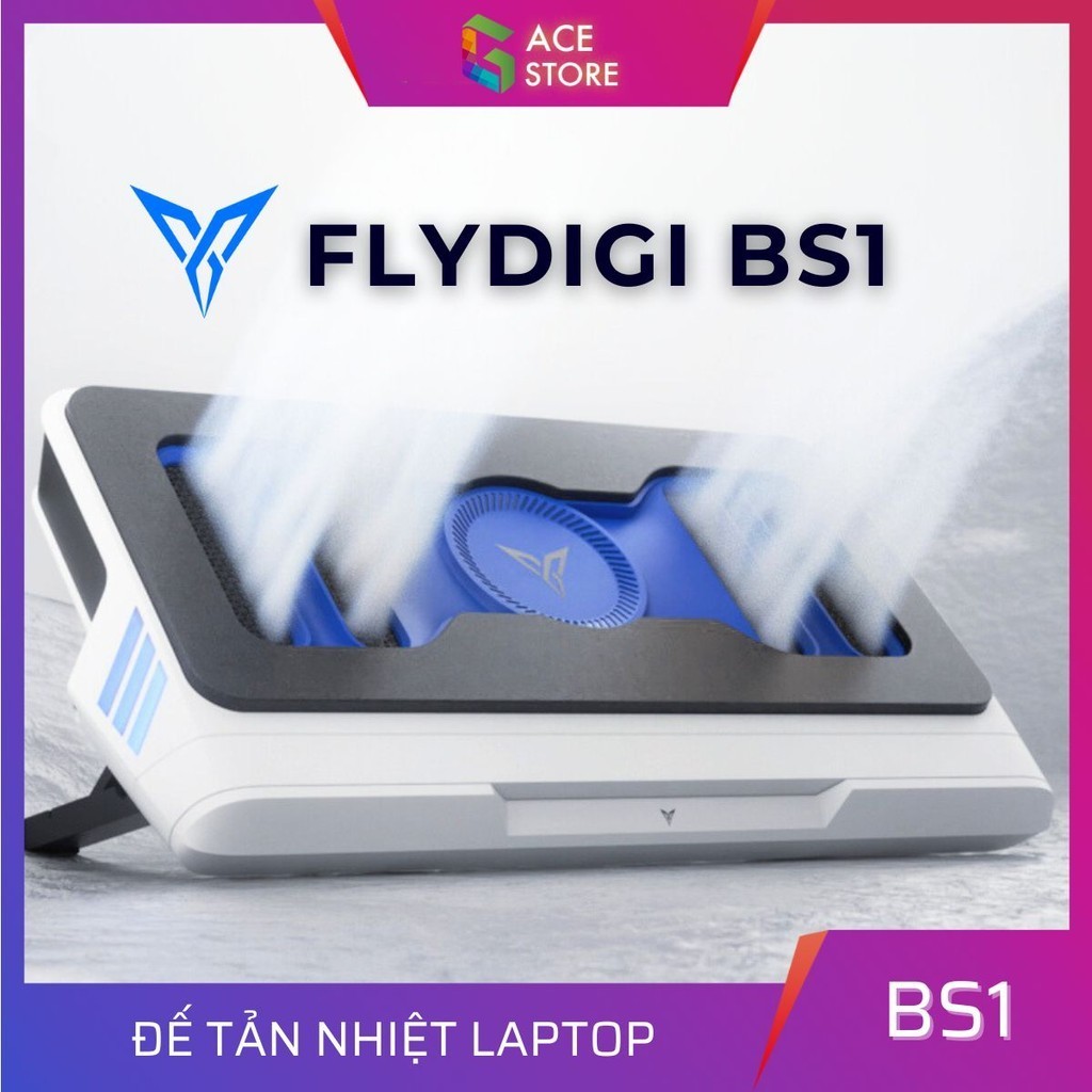 Flydigi BS1 | To High-End laptop Heatsink Without Noise, Integrated 4 ...