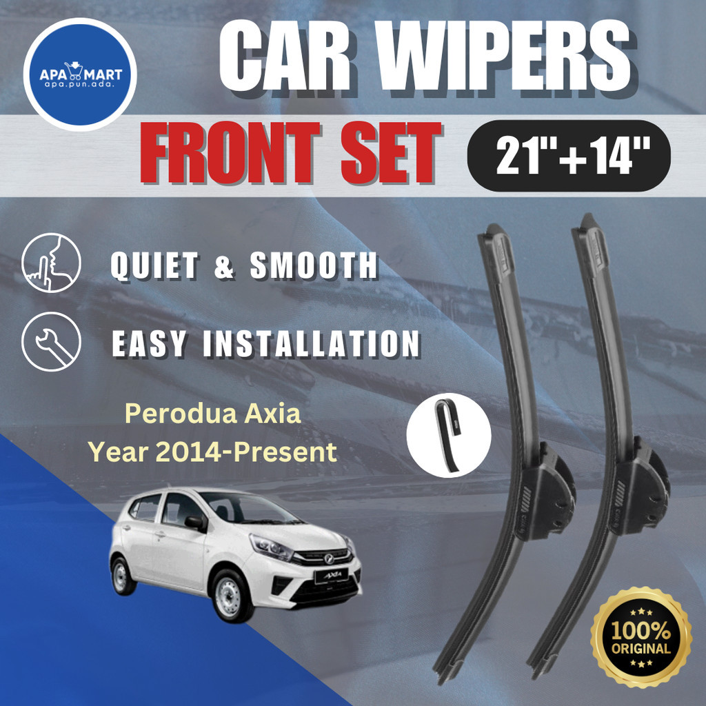 BOSCH / OSRAM Clear Advantage Premium U Hook Wiper Set for Perodua Axia