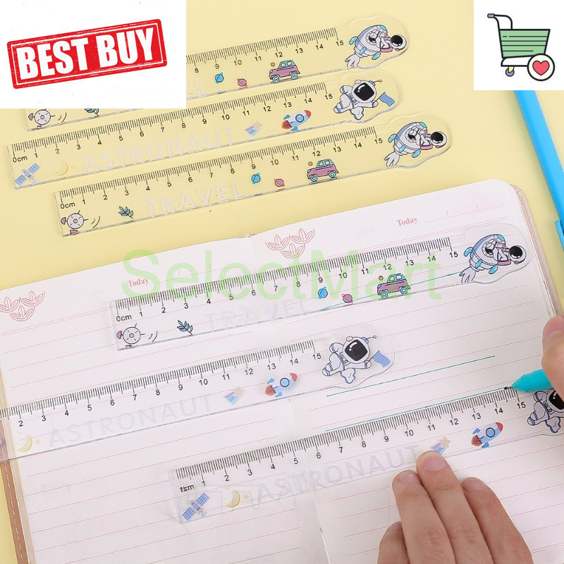 SM - Transparent Acrylic Drawing Measuring Straight Rules / Creative ...