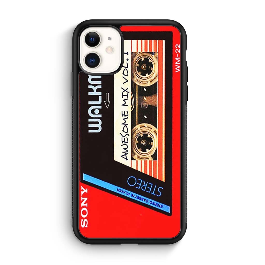 Awesome Mix Vol 1 Sony Walkman Print Protective Shell TPU IPhone Case ...