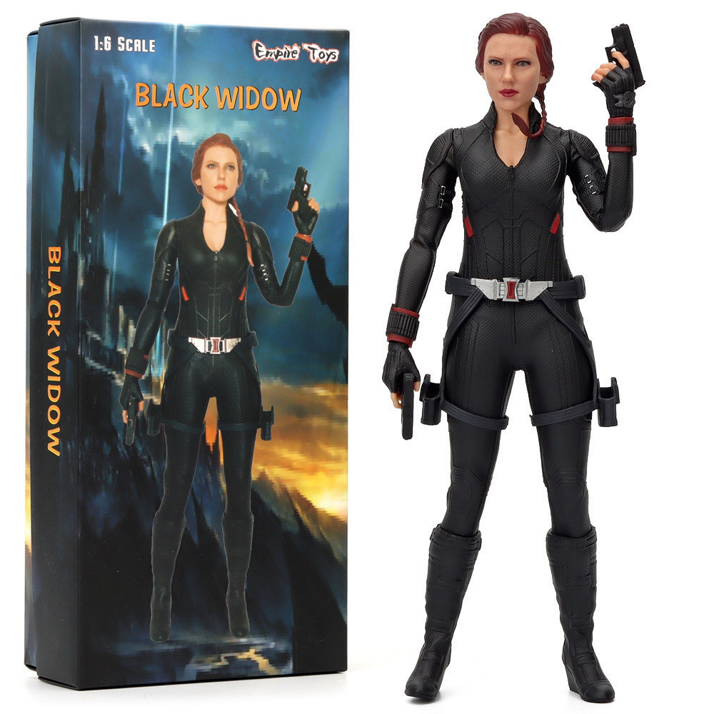Avengers Endgame 40cm 1: 6 Black Widow Widow Real Face Carving Model ...