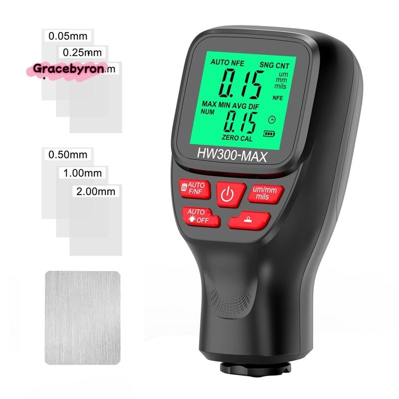 Coating Thickness Gauge, High Accuracy Magnetic Tip Color