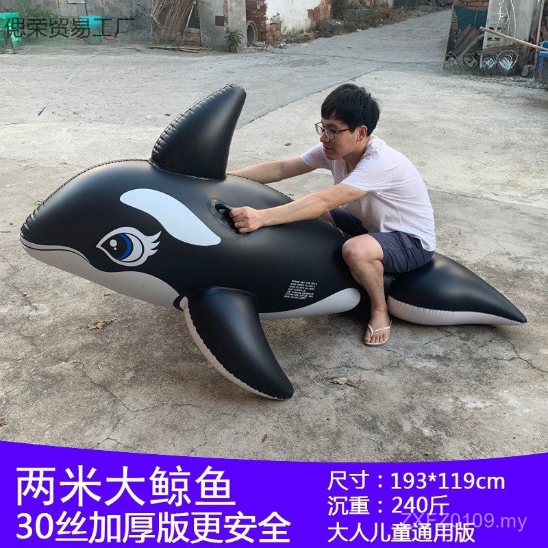 Inflatable Big Shark Surfing Water Dolphin Whale Adult Influencer ...
