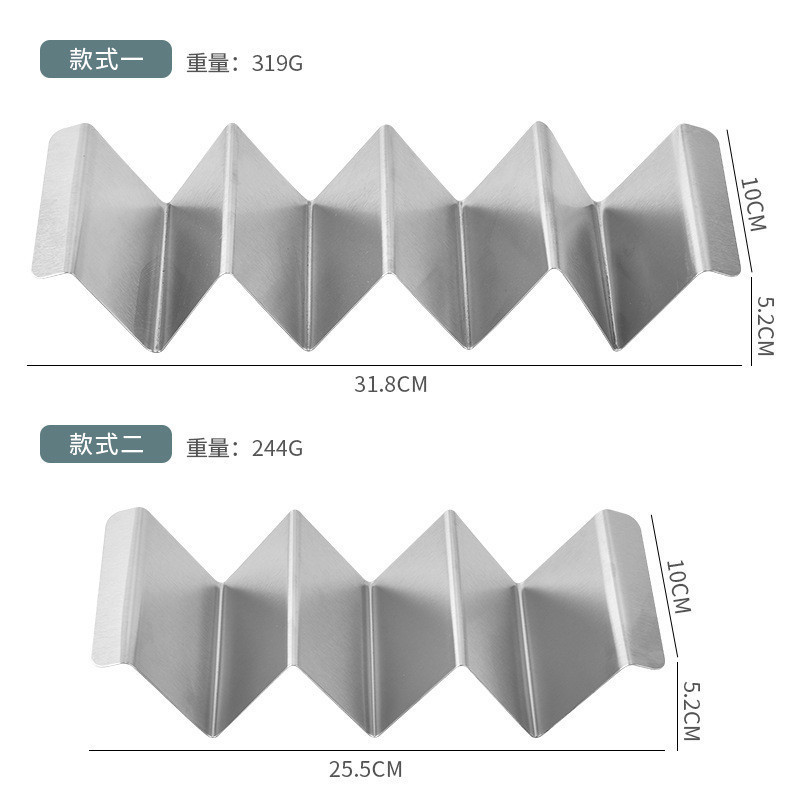 Stainless steel burrito rack pancake rack taco holder rack taco rack ...