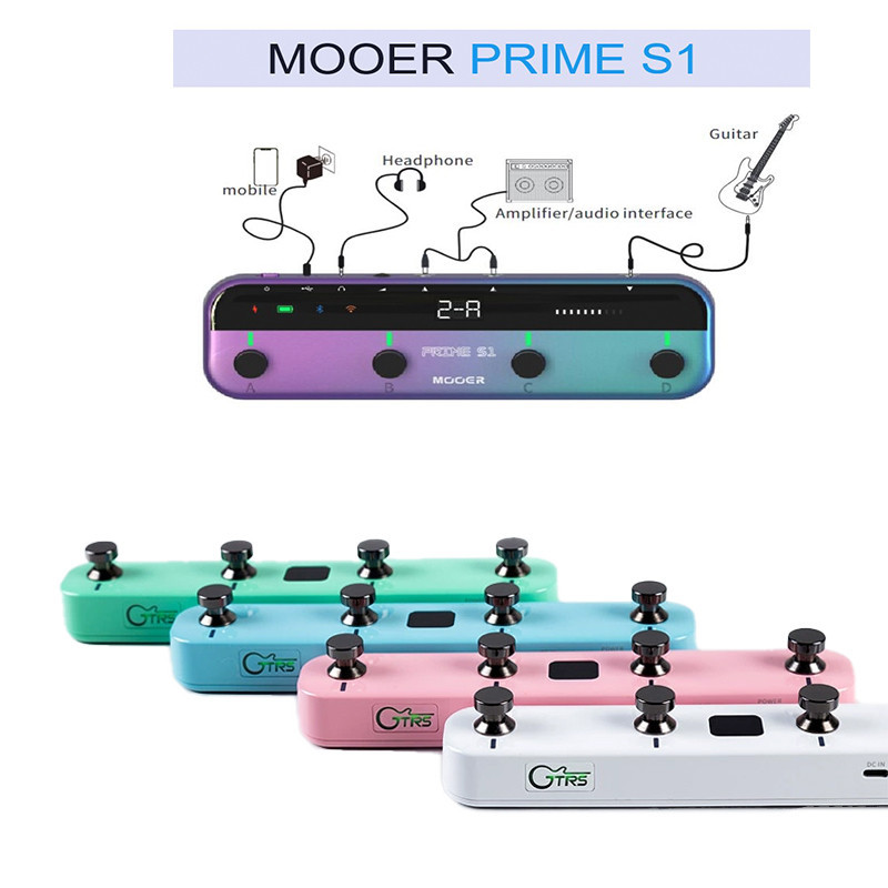 Mooer Prine S1 & GTRS GWF4 セット 美品 MOOER GWF4 Black ワイヤレス