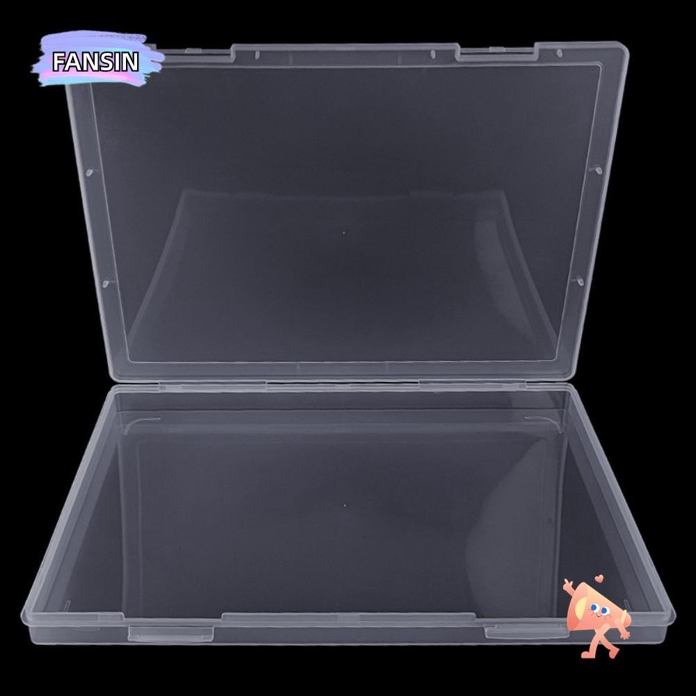 FANSIN 2PCS Paper Organizer, Transparent A4 File Box, Organizers Box