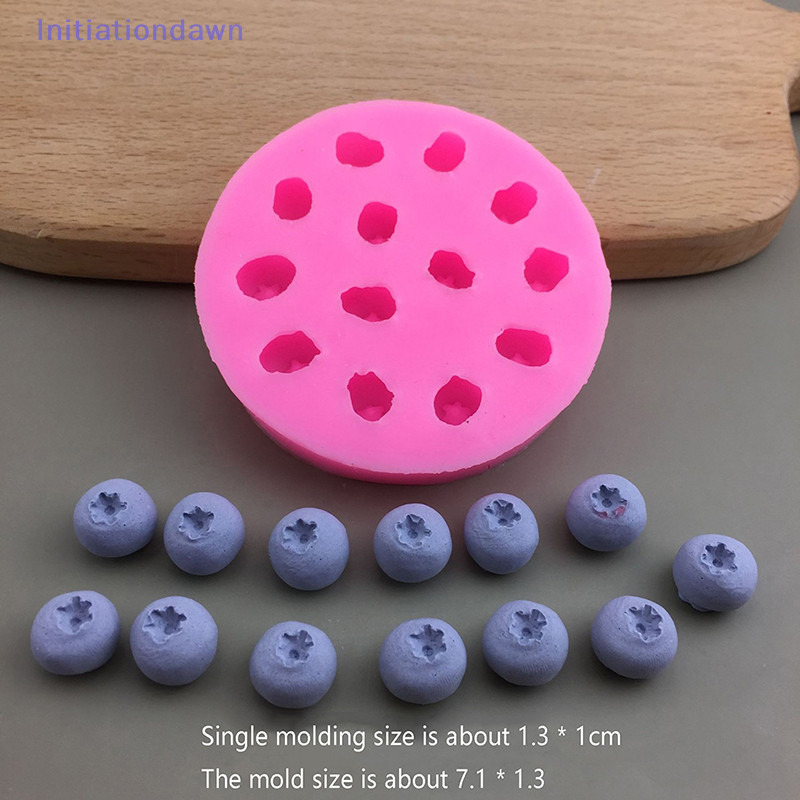 [Initiationdawn] 1Pc 3D Blueberry Raspberry Silicone Mold DIY ...