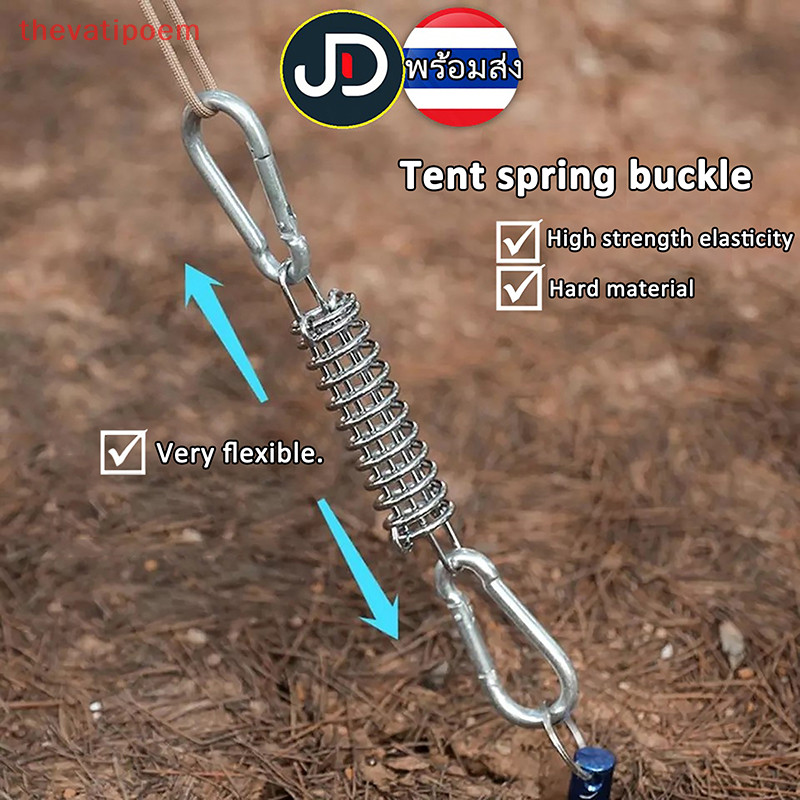 [thevatipoem] Portable Stainless Steel Tent Tension Spring Buckle ...