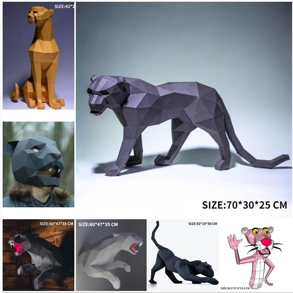 DIY Papercraft Art 3D Stereoscopic Paper Model Handmade Material ...