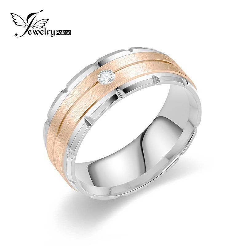 JEWELRYPALACE JEWELRY Titanium Fashion Cincin Original Couple Ring ...