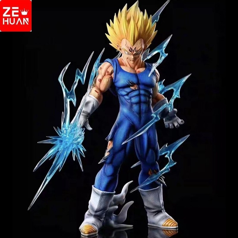 28cm Dragon Ball Z Anime Figure Majin Vegeta Action Figure GK Super ...