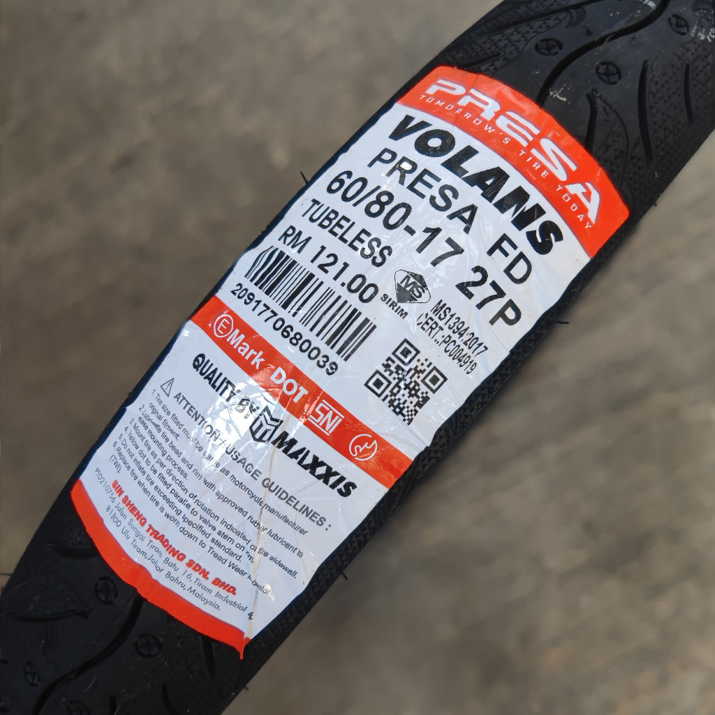 MAXXIS VOLANS MA-FD NEW DIAMOND 60/80 17 70/80 17 80/80 17 70/90 17 80/ ...