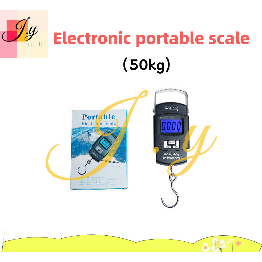 READY STOCK!!! electronic portable scale 50kg portable backlit portable ...