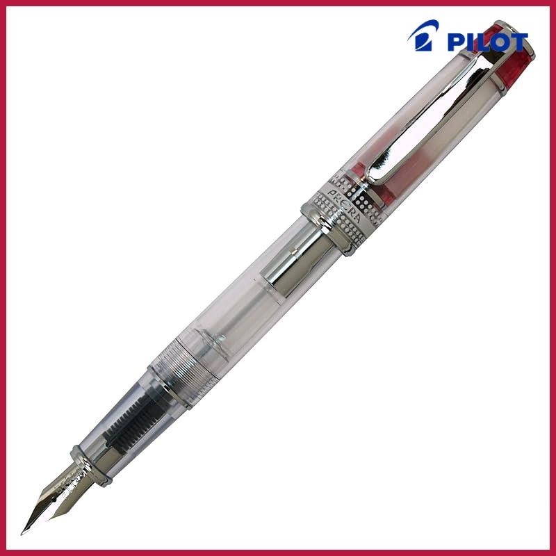 Pilot Prera Iro-ai Calligraphy-nib Transparante behuizing Vulpen 1 Rood