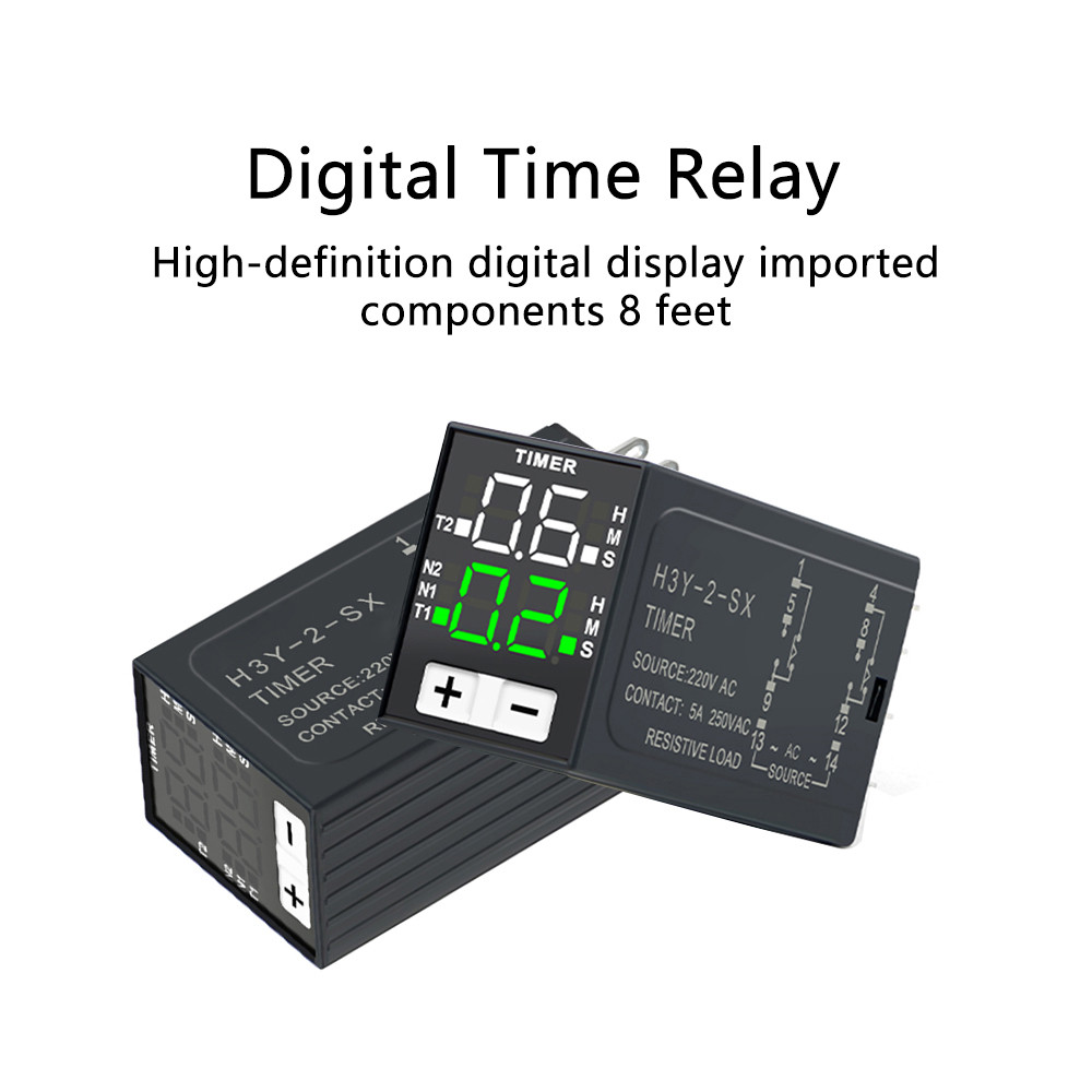 H3Y-2-SZ DC12V DC24V DC220V Power-On Time Delay Controller with ...
