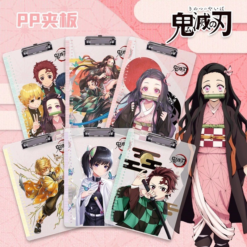 Demon Slayer Demon Slayer Splint Transparent Frosted Tanjirou Nezuko A4 ...