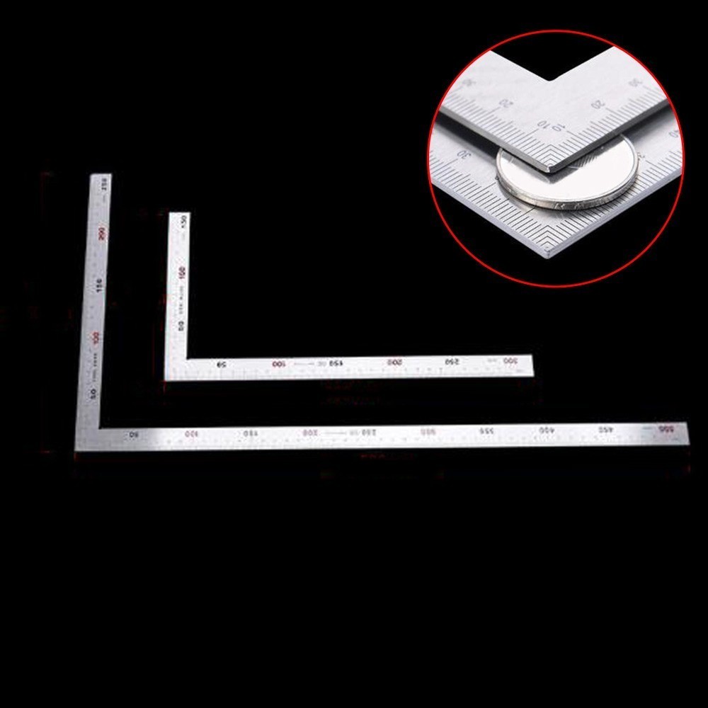 [Super] Scale Mark Right Angle Double Side L Fram Stainless Steel ...