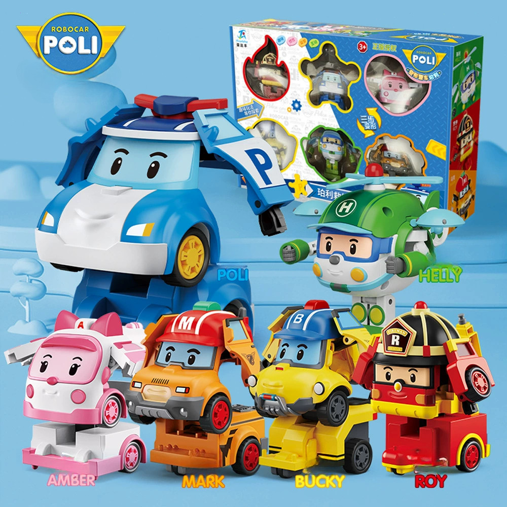 Ship Now Robocar Poli Robot Transformers Fire Truck Ambulance Rescue ...