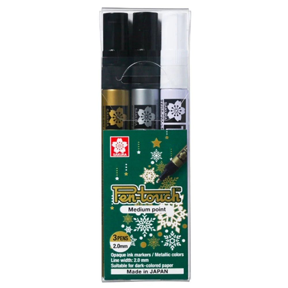 Sakura Pen Touch Calligrapher - Marqueur Calligraphie - Pointe Carrée Moyenne (5mm) - - E-shop Express