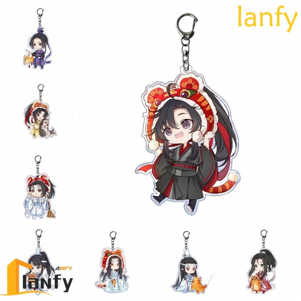 LANFY Mo Dao Zu Shi Keychain, Lan Wangji Wei Wuxian BL Anime Acrylic ...