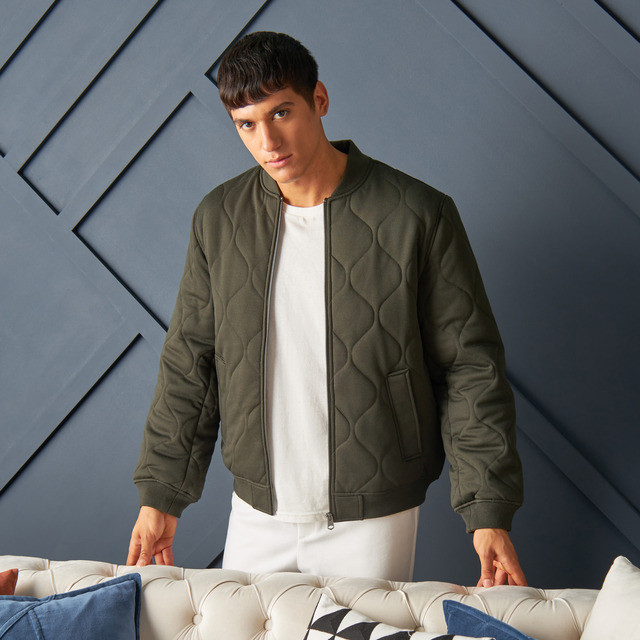 Max Fashion Quilted Bomber Jacket | Shopee Malaysia