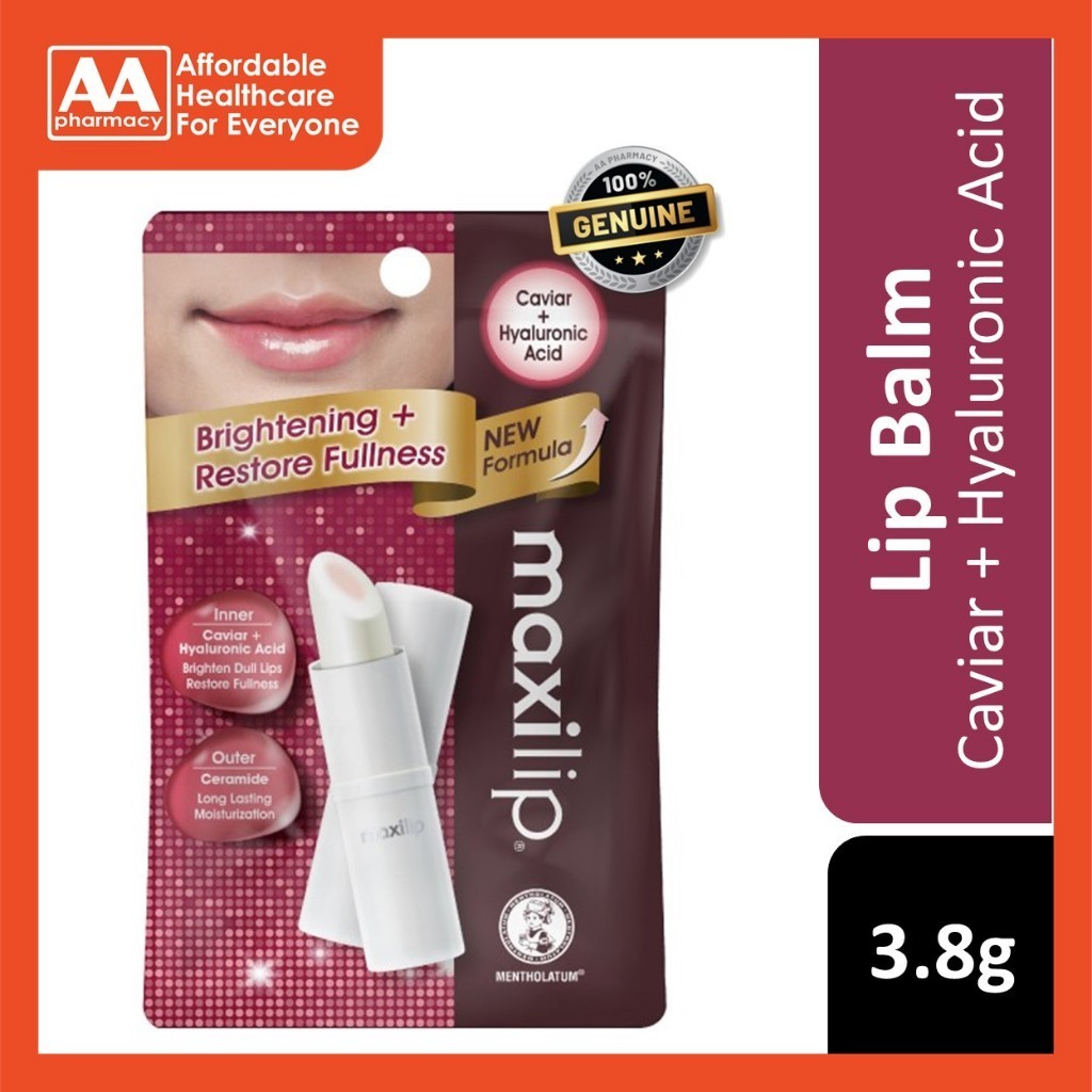 Mentholatum Maxilip 3.8g (Caviar + Hyaluronic Acid) | Shopee Malaysia