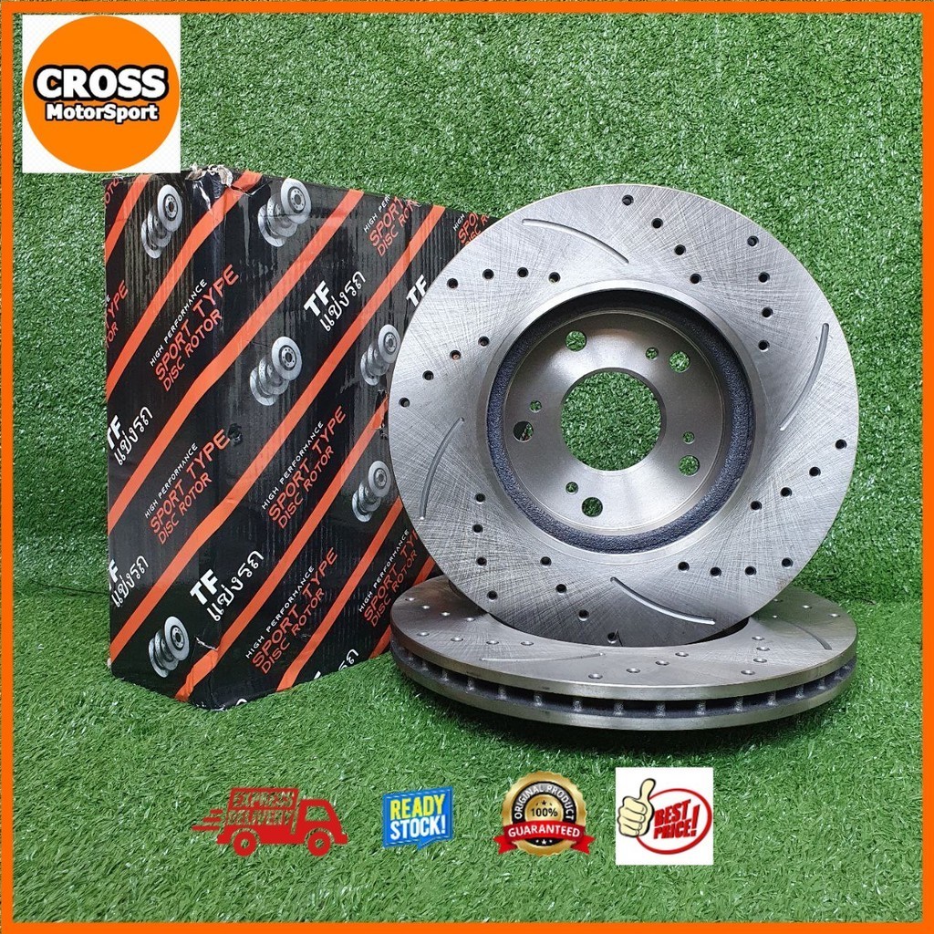 HONDA ACCORD SDA 2003-2007(FRONT & REAR) - DISC ROTOR SPORT SLOTTED ...