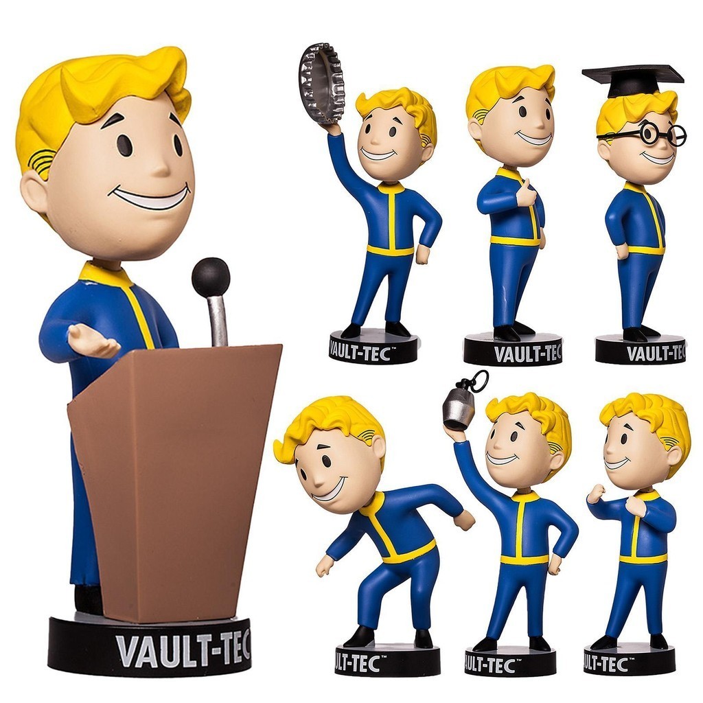 Fallout Vault Boy,Creative Fallout Shelter Bobblehead Doll,Action ...