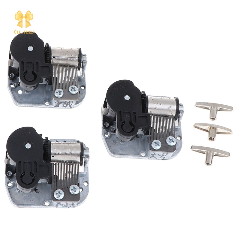 Chuffed Mechanical DIY Windup Music Box Sankyo Musical Movement+Key new ...