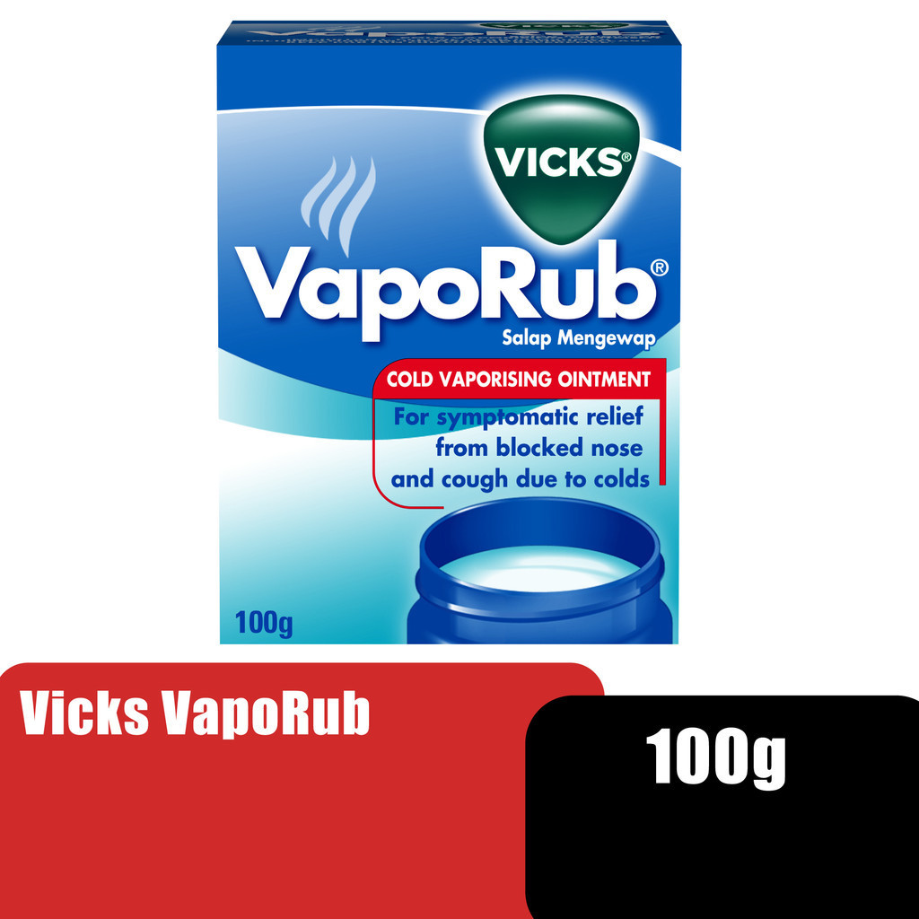 Vicks VapoRub Balm (Viks Vaporub, Vapour Rub, Minyak Cengkih, Minyak ...