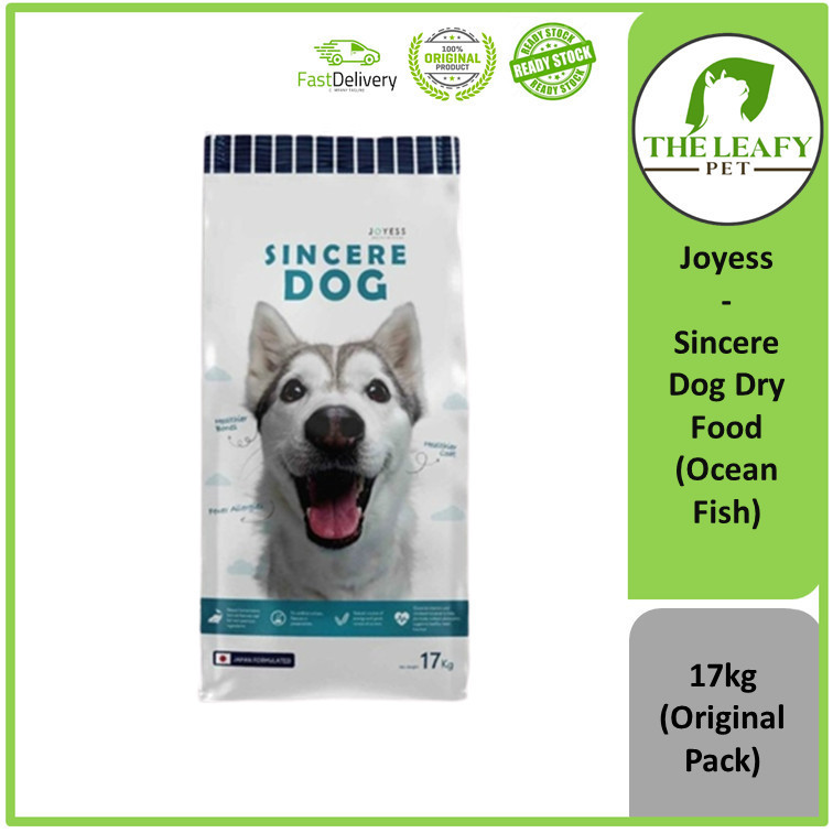 JOYESS Sincere Dog Dry Food ( Ocean Fish ) - 17kg Original Pack ...