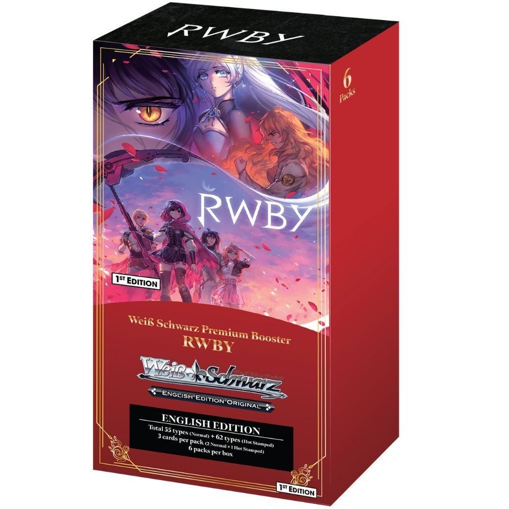 rwby booster box Giveaway Pack Display Giveaway | NEWS and more villains than you can shake a sniper Wei Schwarz - RWBY Premium