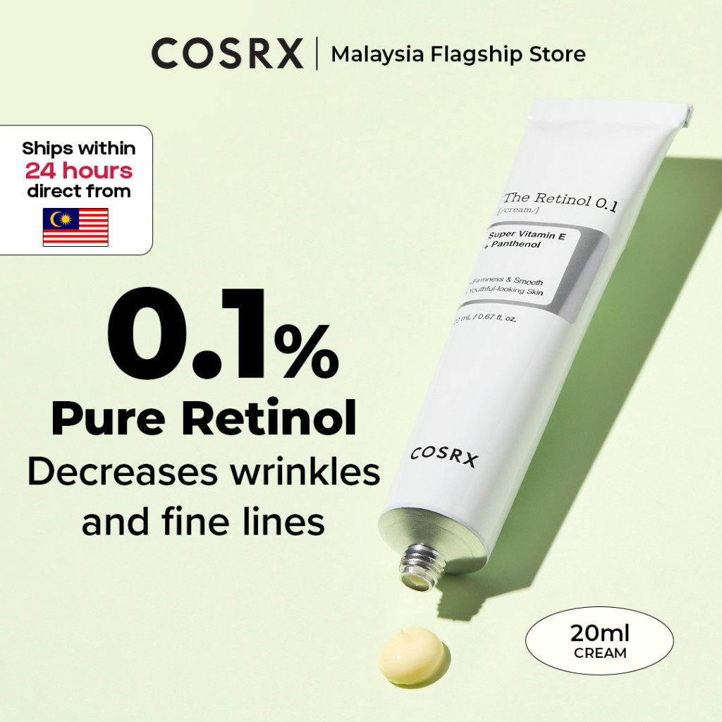 COSRX The Retinol 0.1 Cream 20ml | Shopee Malaysia