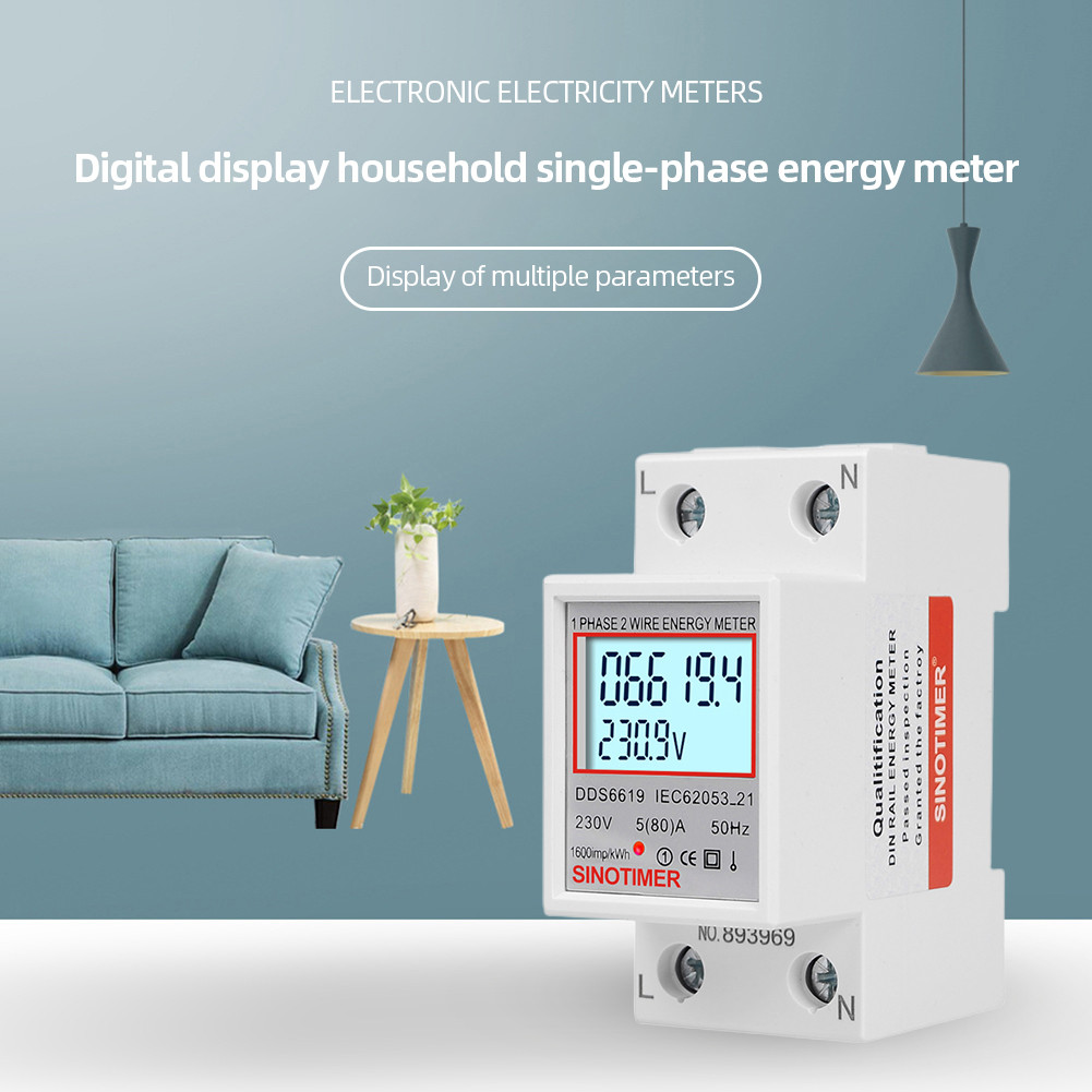 Digital Electrical Load Analyzer 220V 230V KWH Electric Meter for ...