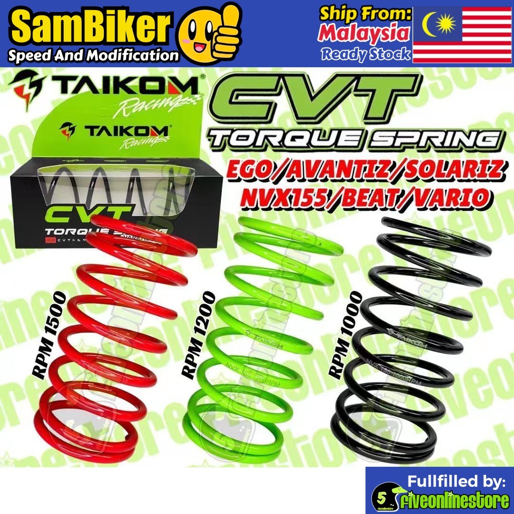 TAIKOM Racing CVT Torque Spring NVX 155 NMAX EGO AVANTIZ SOLARIZ HONDA ...