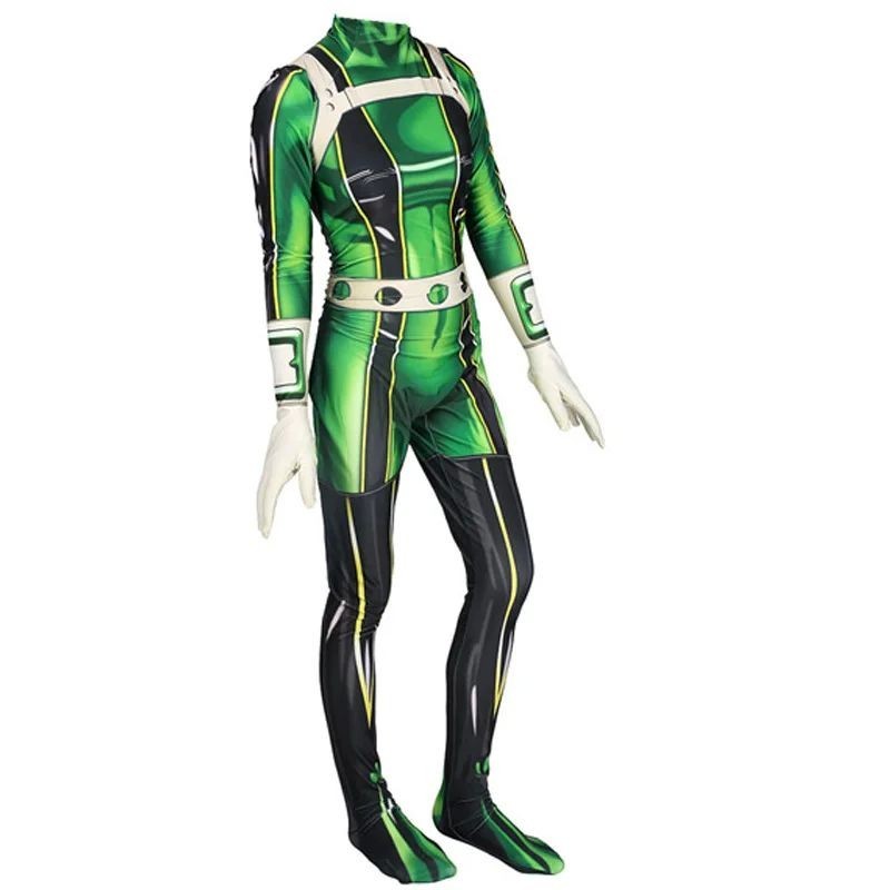 3D Printed Boku no Hero Froppy Cosplay Costume Pro Hero Tsuyu Asui ...